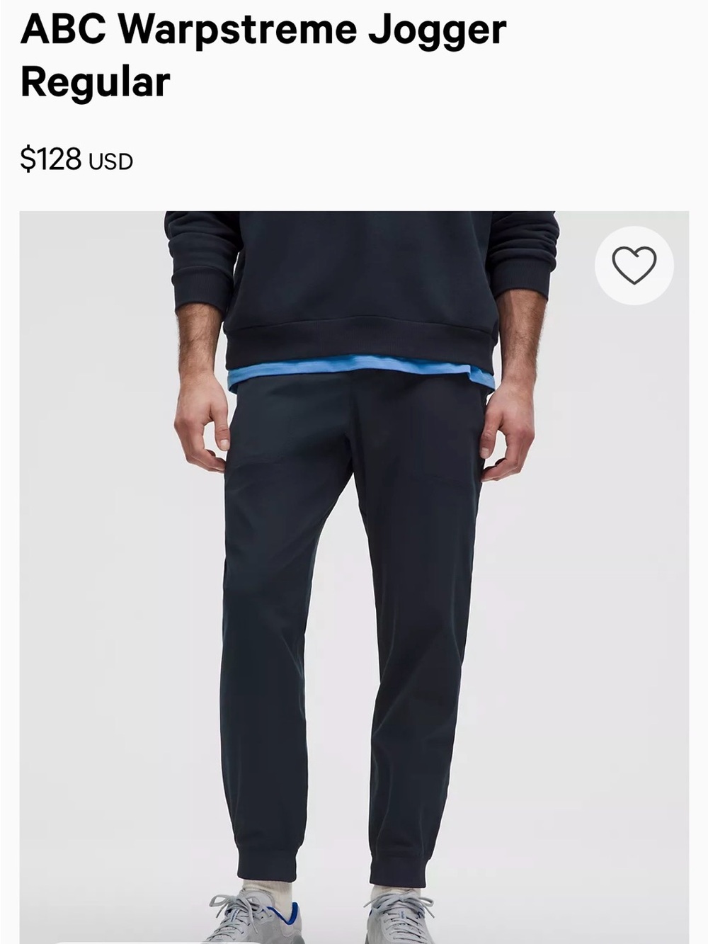 lululemon Men's Jogger Pants - Black